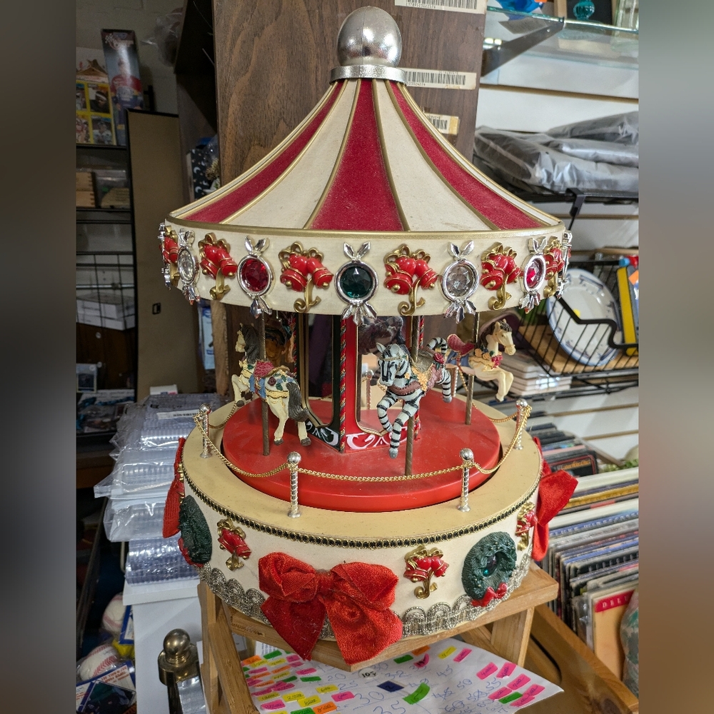 Vintage Christmas carousel